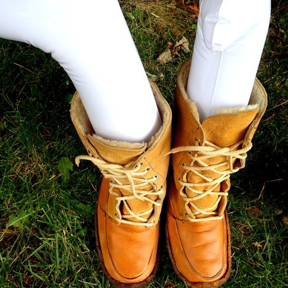 Vintage Canadian Mukluk Winter Moccasins - Picture 1 of 7